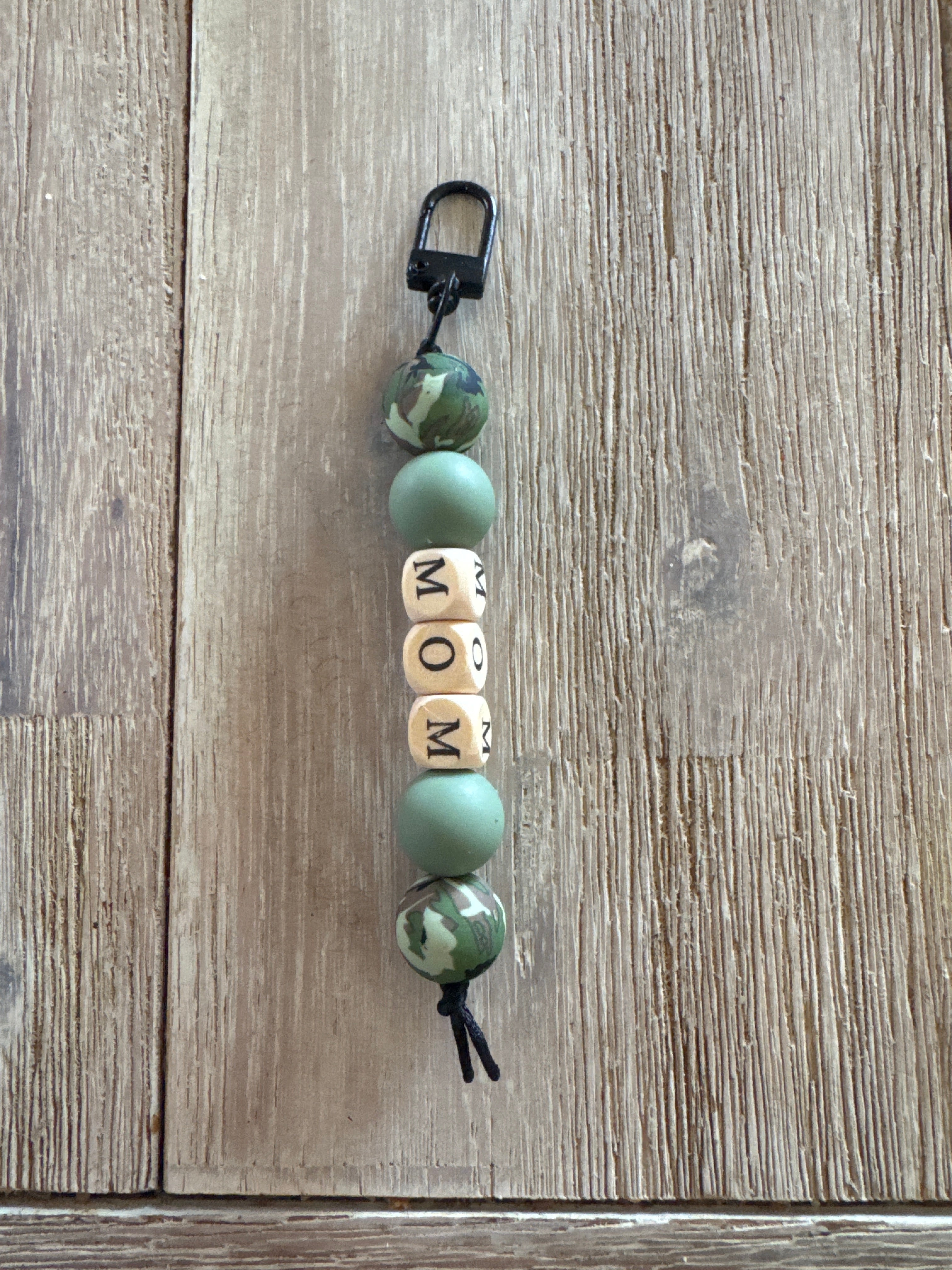 Camo mom key chain