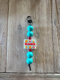 Checker teacher keychain