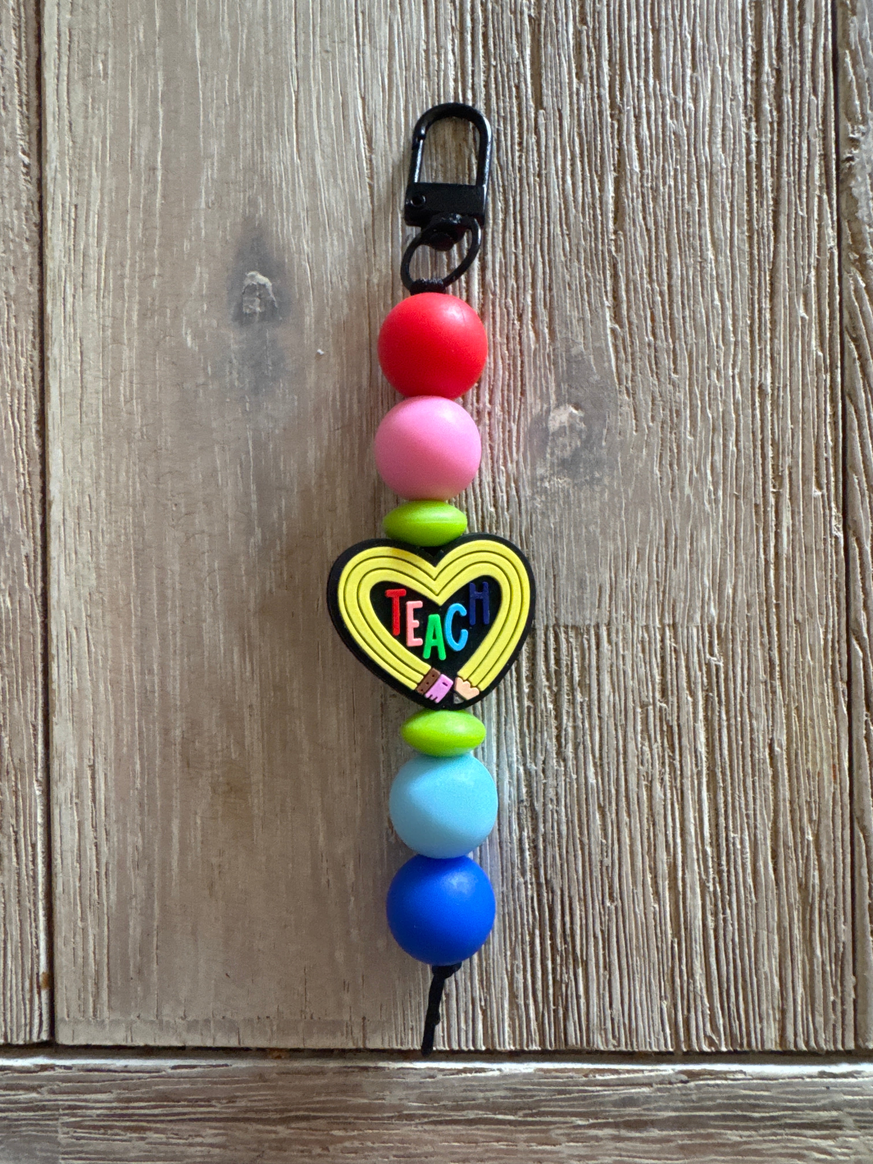 Colorful teach keychain