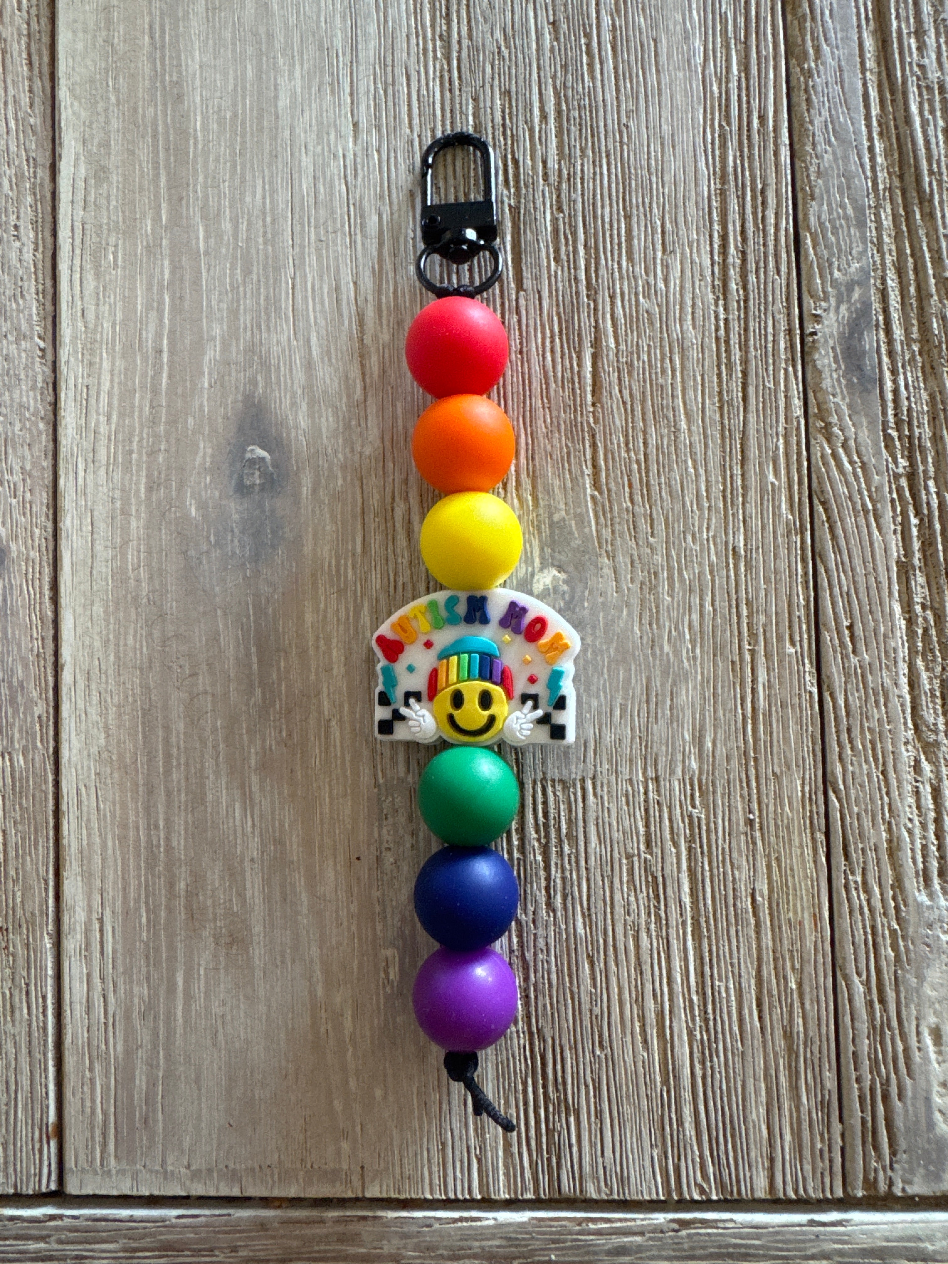 Autism mom keychain